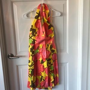 Trina Turk Floral Halter Dress